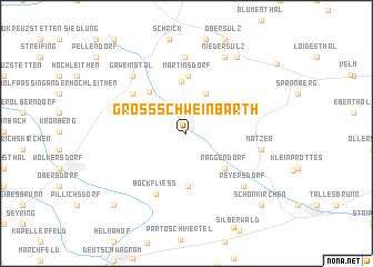 map of Groß-Schweinbarth