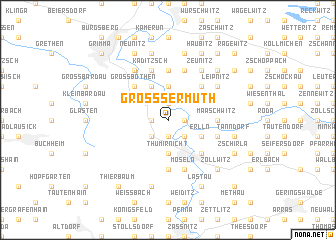 map of Großsermuth