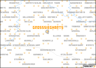 map of Groß-Siegharts