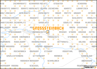 map of Großsteinbach