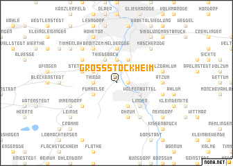 map of Groß Stöckheim