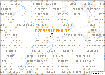 map of Großstorkwitz