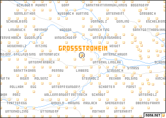 map of Grossstroheim