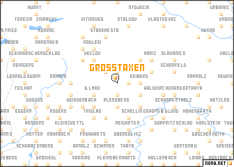 map of Grosstaxen