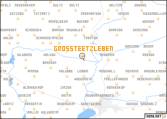 map of Groß Teetzleben