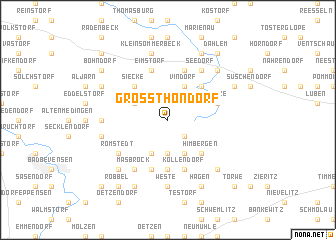 map of Groß Thondorf