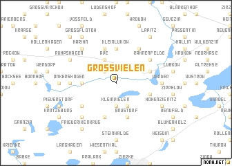 map of Groß Vielen
