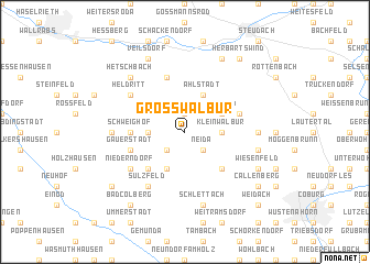 map of Großwalbur