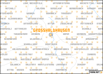 map of Großwaldhausen