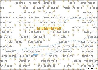 map of Großweiher