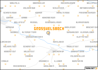 map of Großwelsbach