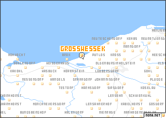 map of Großwessek