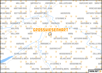 map of Grosswiesenhart