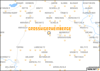 map of Großwiger Weinberge