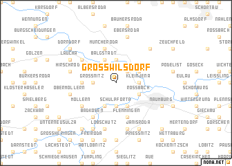 map of Großwilsdorf