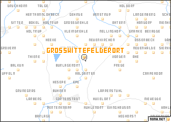 map of Groß Wittefelderort