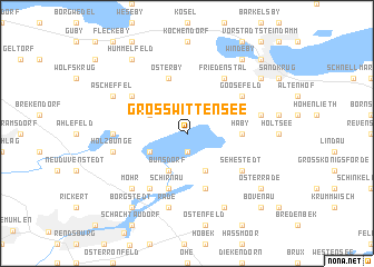 map of Groß Wittensee