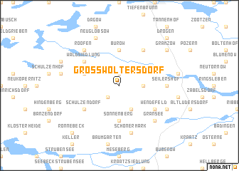 map of Großwoltersdorf