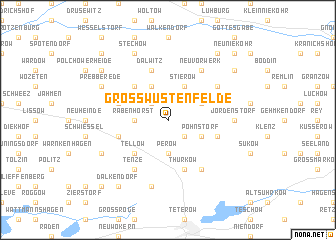 map of Groß Wüstenfelde