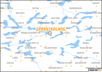 map of Großzerlang