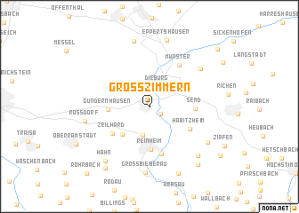 map of Groß-Zimmern