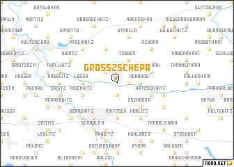 map of Großzschepa