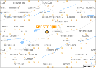 map of Grostenquin