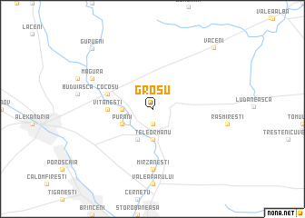 map of Grosu