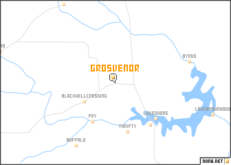 map of Grosvenor