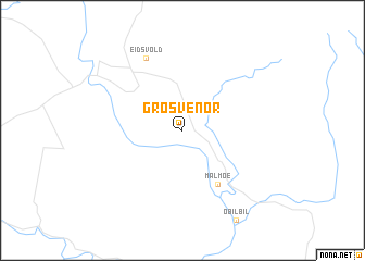 map of Grosvenor
