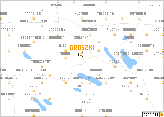 map of Groszki