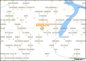map of Groszki
