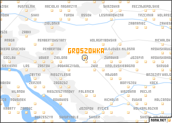 map of Groszowka