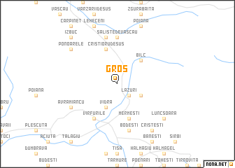 map of Groş