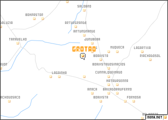 map of Grotão