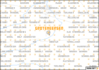 map of Grote Meersen