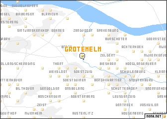 map of Grote Melm