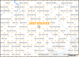 map of Groten Dries