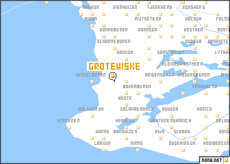 map of Grote Wiske