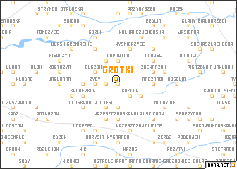 map of Grotki