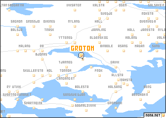 map of Grötom