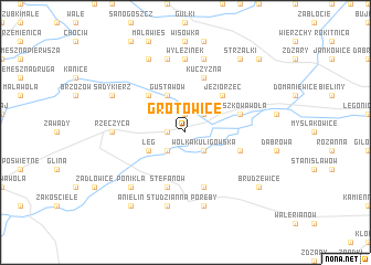 map of Grotowice