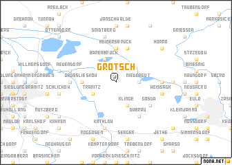 map of Grötsch