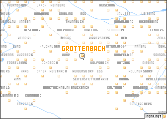 map of Grottenbach