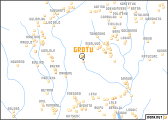 map of Grotu