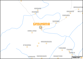 map of Groumania