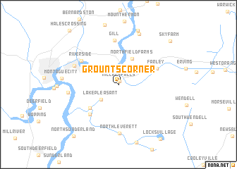 map of Grounts Corner