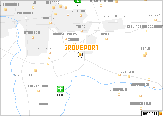 map of Groveport