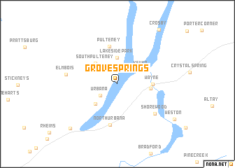 map of Grove Springs