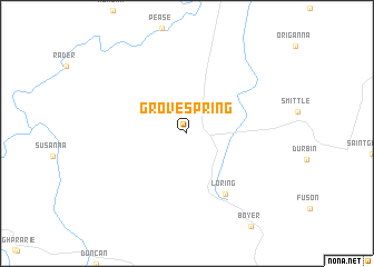 map of Grovespring